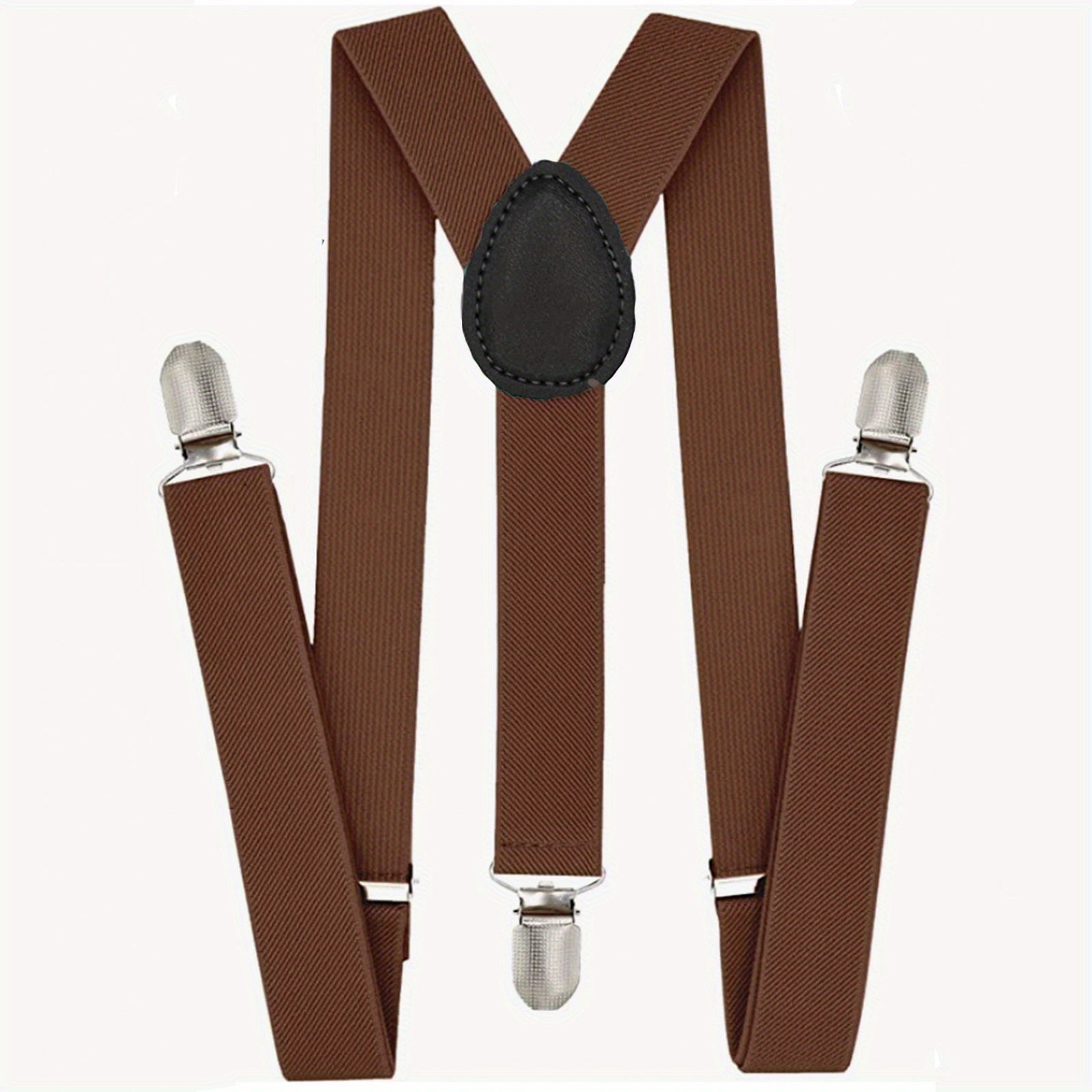 Kids Adjustable Suspenders Y Back With Metal Clips