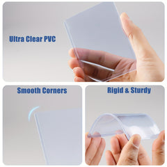 25pcs 35PT Hard Card Covers Portable Baseball Card Holder Case