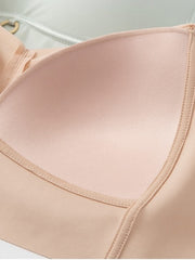 Comfy Solid T-Shirt Bra Full Coverage Breathable Underwear