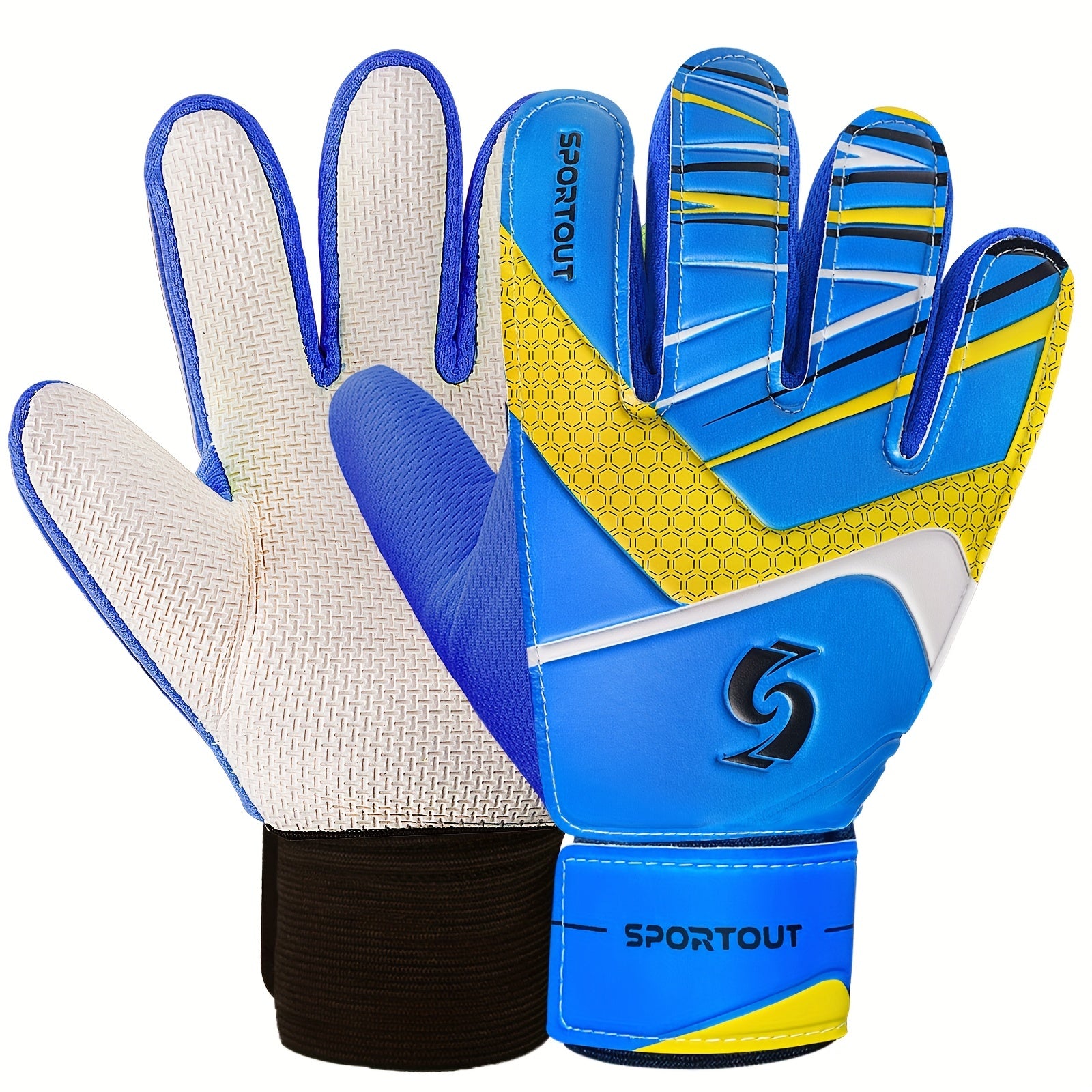 Soccer Goalkeeper Gloves Double Wrist Protection Latex Gloves