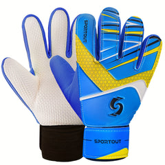Soccer Goalkeeper Gloves Double Wrist Protection Latex Gloves