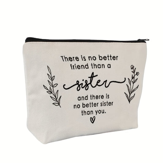 Sisters Makeup Bag No Better Than Sister Travel Bag Women Sisters Christmas Gift