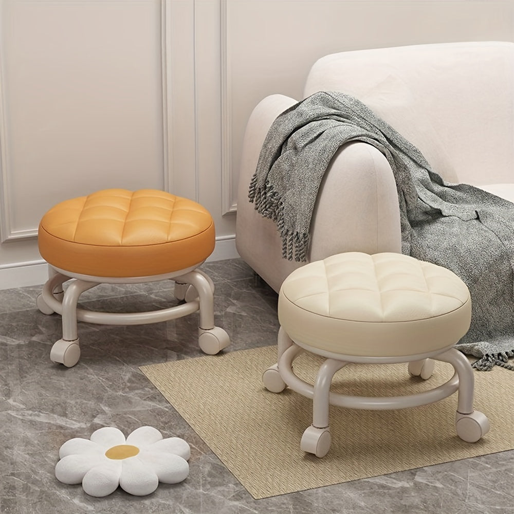 Household Pulley Stools Children's Universal Wheels Walking Stools