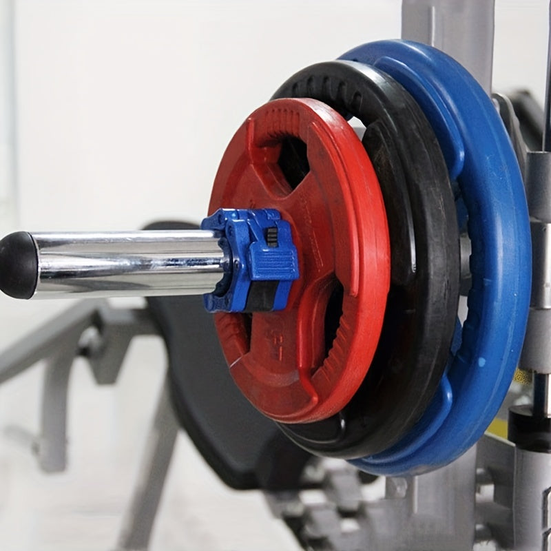 1Pair Barbell Lock Clips for Secure Weight Plates in Gym Weightlifting