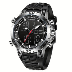 Women's Sports Dual Display Quartz Watch Waterproof Digital Electronic