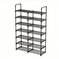 7 Layer Shoe Rack Apartment Large Capacity Floor Standing Storage Rack