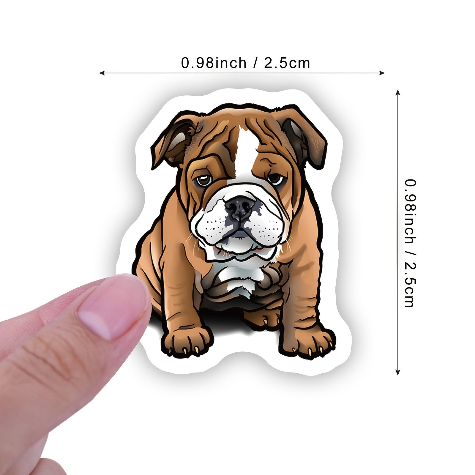 500pcs Bulldog Animal Stickers For Teens Christmas Halloween