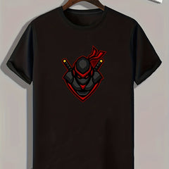 Soldier Print Men's Graphic T shirt Casual Comfy Tees