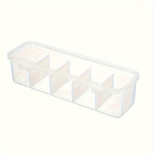 Desktop Plastic Cable Storage Box with Flip Cover