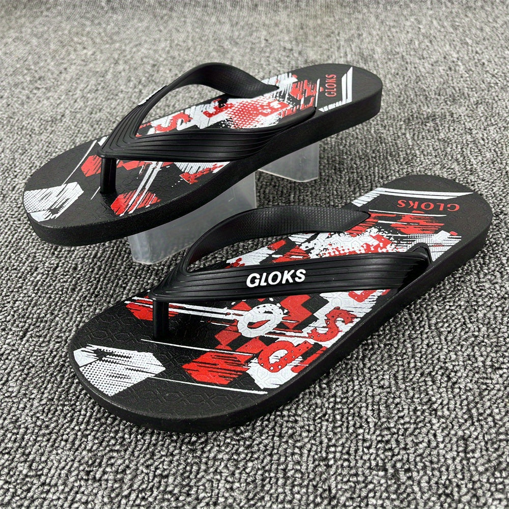 Men's Slip On Flip Flops Casual Beach Walking Shoes