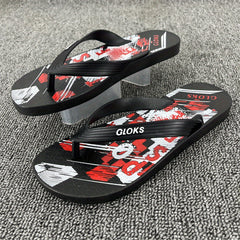 Men's Slip On Flip Flops Casual Beach Walking Shoes