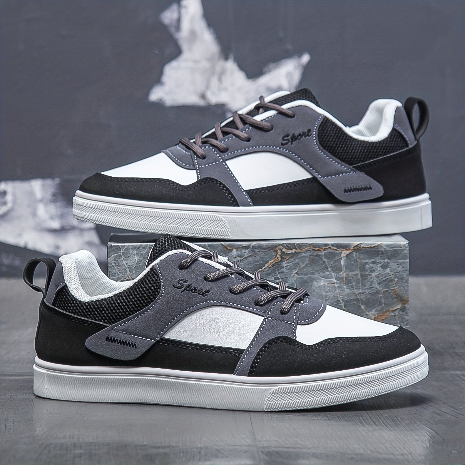 Men's Slip Resistant Lace Up Skate Shoes