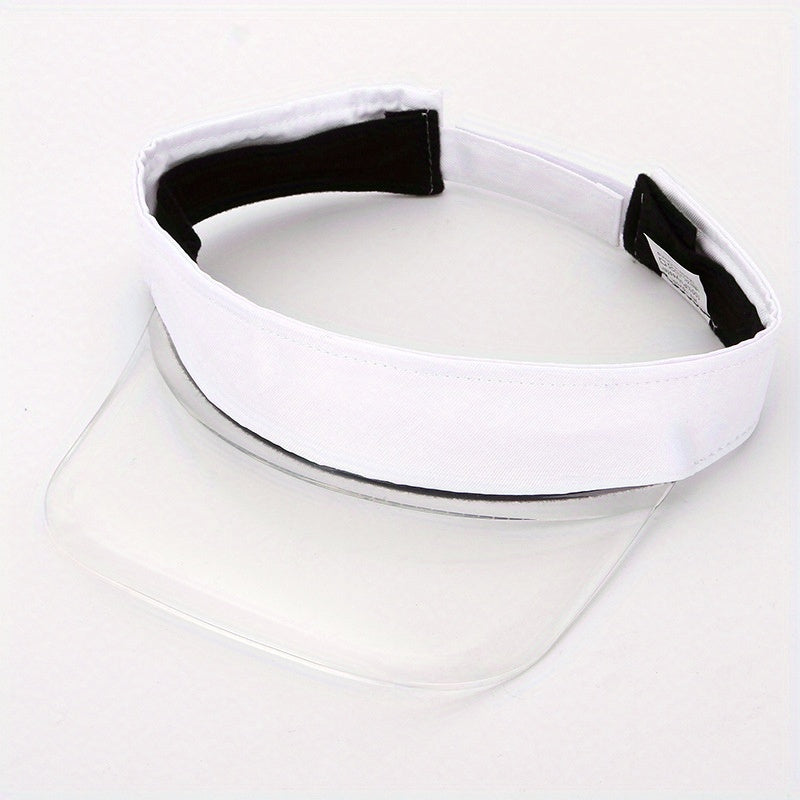 Candy PVC Visor Hat Sunscreen Golf Baseball Cap Summer Sun Hats