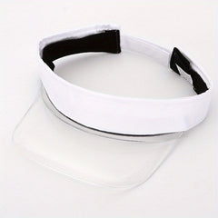 Candy PVC Visor Hat Sunscreen Golf Baseball Cap Summer Sun Hats