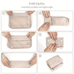 9 Pcs Cosmetic Bags Lightweight Travel Duffle Bag