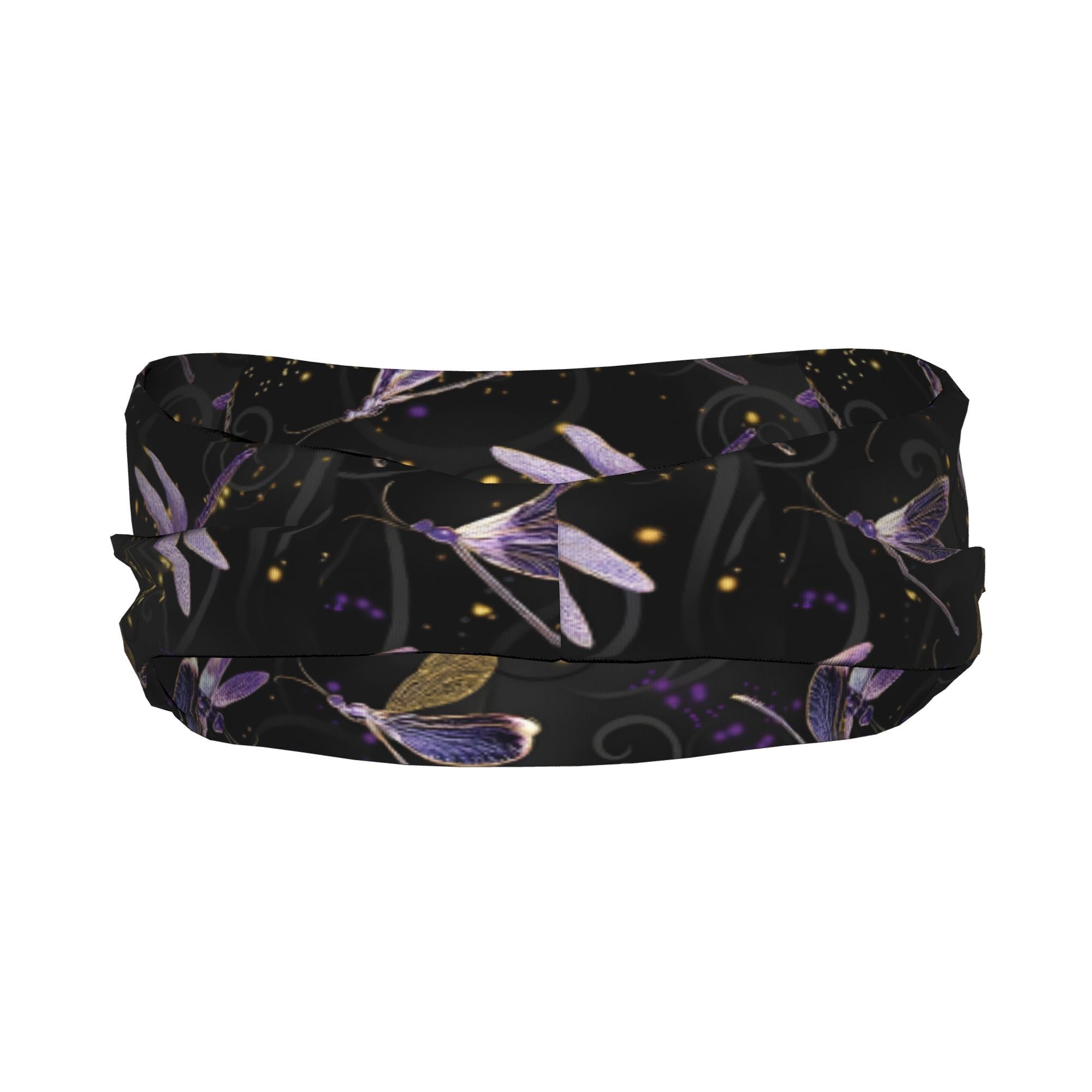 Dragonfly Sports Headband Sweat Wicking Stretchy Polyester