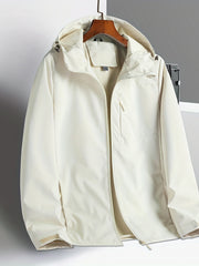 Women's Hooded Zip Up Jacket Solid