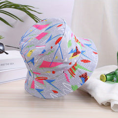 Unisex Print Bucket Hat Double Sided Party Hat