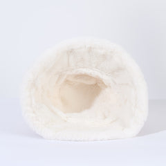 Reversible Thermal Bucket Hat Plush Winter Keep Warm Basin