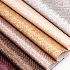 A4 PVC Honeycomb Pattern Leather Fabric