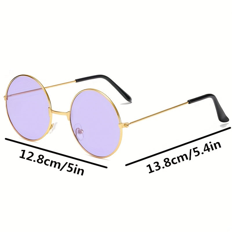 Hippie Round Sunglasses Retro 90s Style