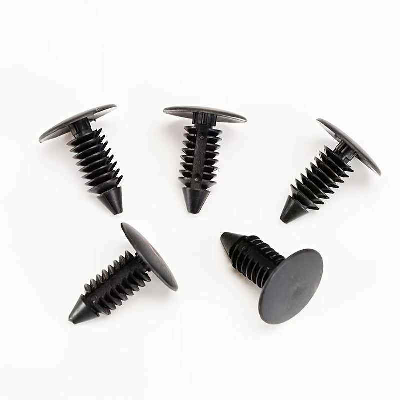100pcs 8mm Plastic Expansion Rivets for Fenders and Bumpers