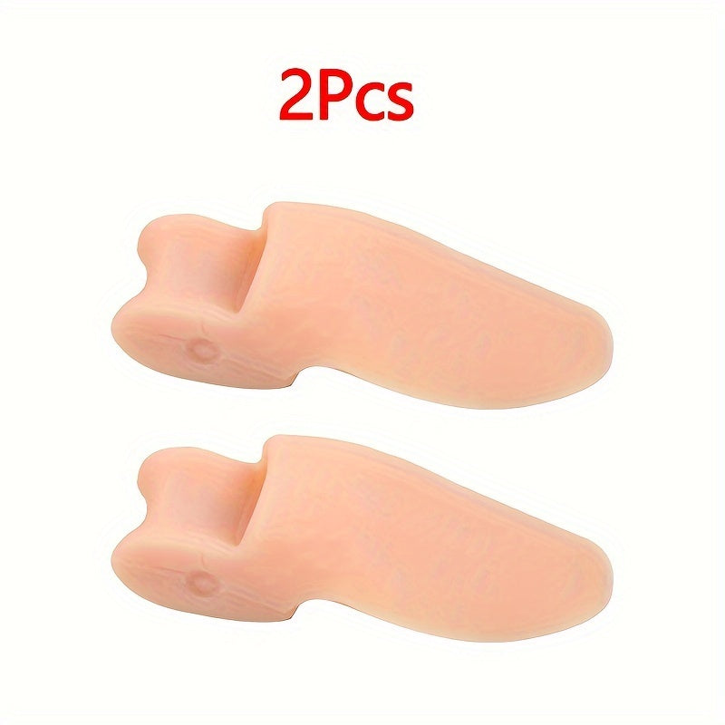 Soft Toe Separators For Bunions Big Toe Alignment - Night/Home Use - 2pcs