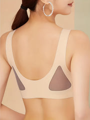 Mesh Wireless Bra Push Up Intimates Comfy Breathable Women's Lingerie