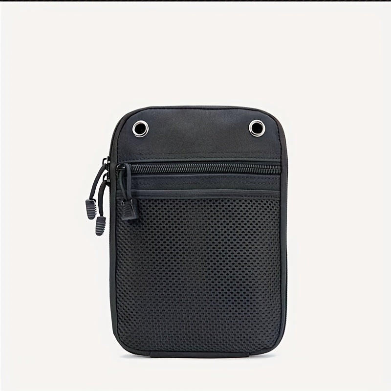 Concealed Gun Pouch Waist Bag for Handgun with Hook Loops
