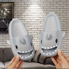 Boy's Cartoon Shark Lightweight Slippers Non Slip Slide Slippers