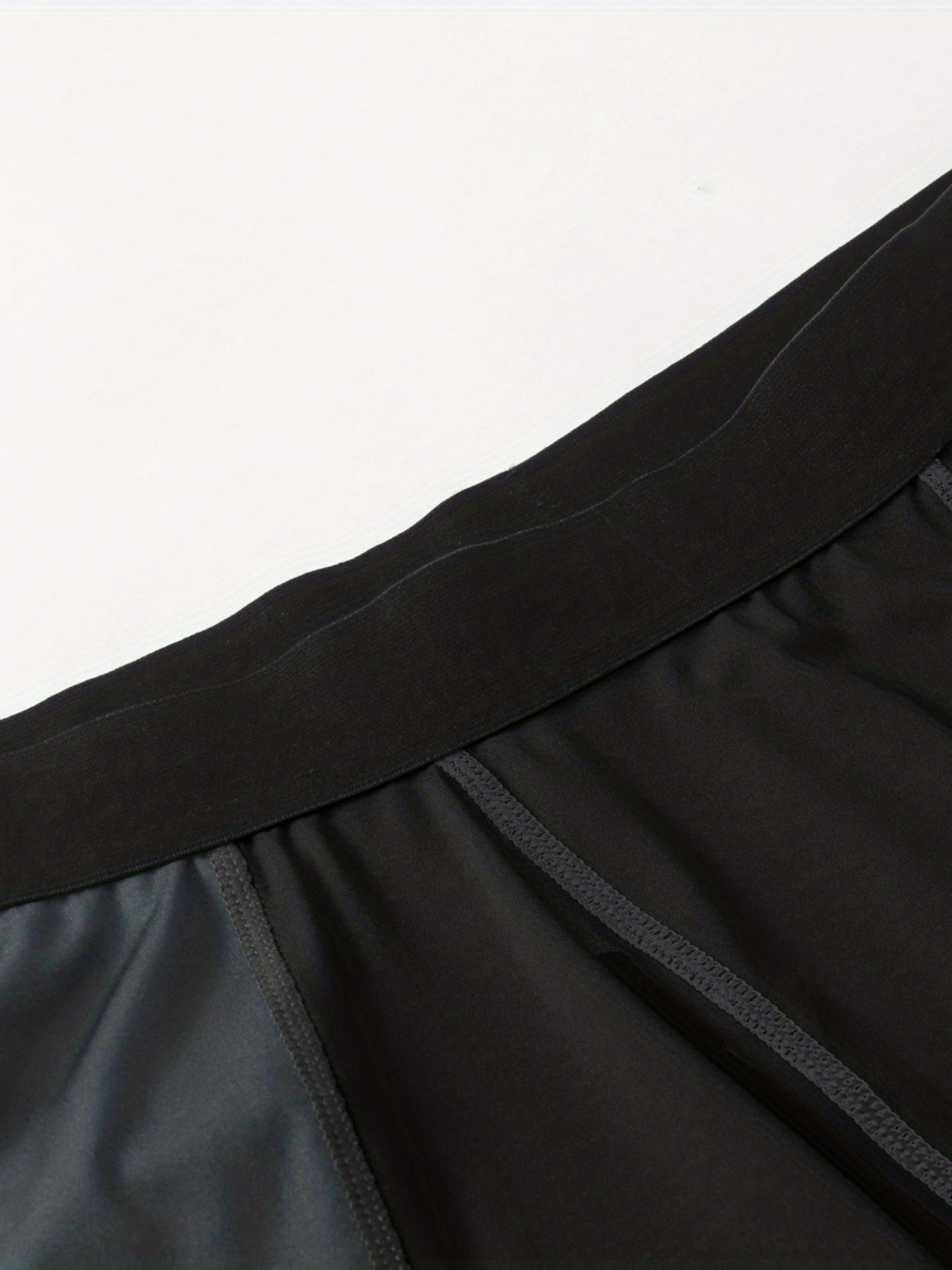 Men's High Stretch Tight Long Compression Pants With Side Pocket