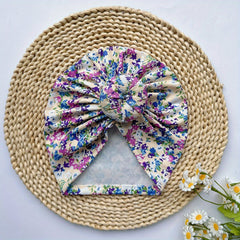 Soft Elastic Baby Donut Hat Girl Headwear Knotted Accessories