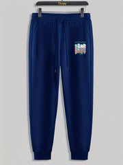 Tulip Print Men's Pants Drawstring Sweatpants Loose Casual Trousers