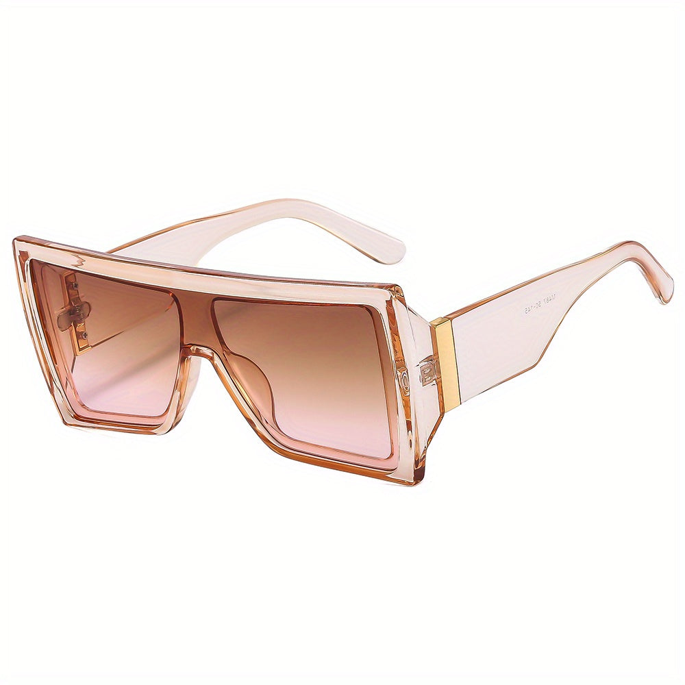Men's Square Sunglasses Big Frame with Packaging Box