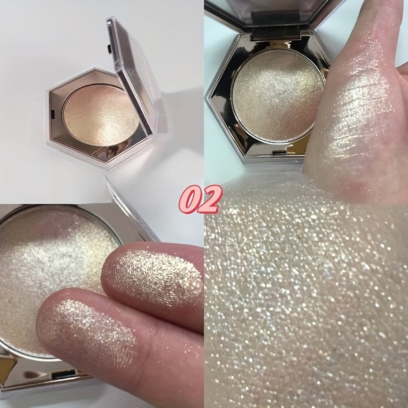 3D Highlight Eyeshadow Powder Unicorn Glitter Brightening Contouring
