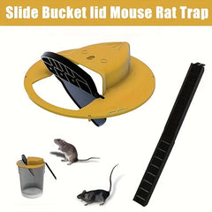 Automatic Reset Flip And Slide Bucket Lid Mouse Trap