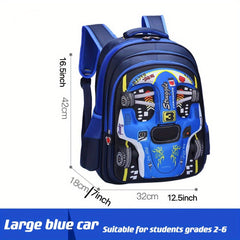 Boys' Children's Backpack Spine Protection Schoolbag
