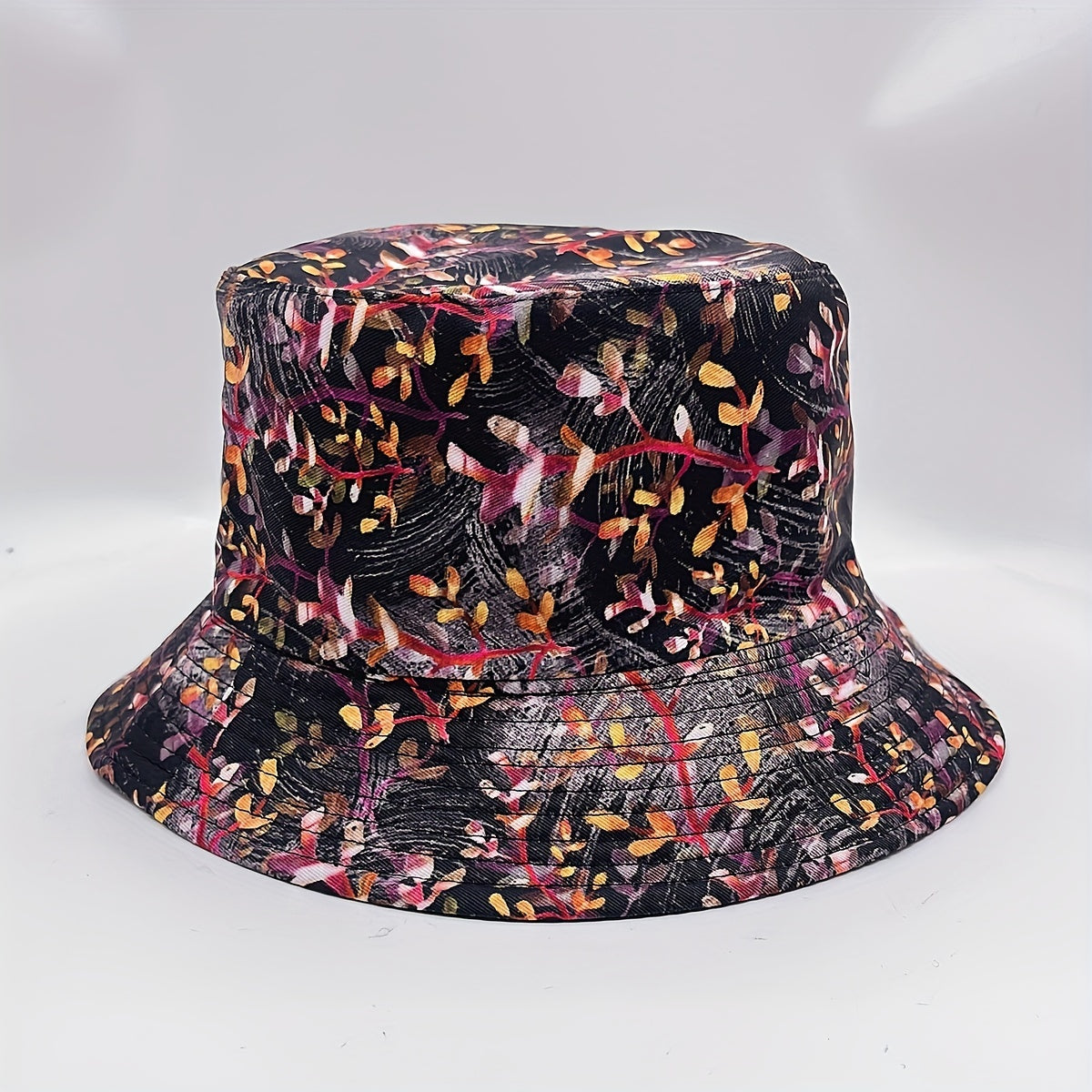 Vintage Reversible Cotton Bucket Hat