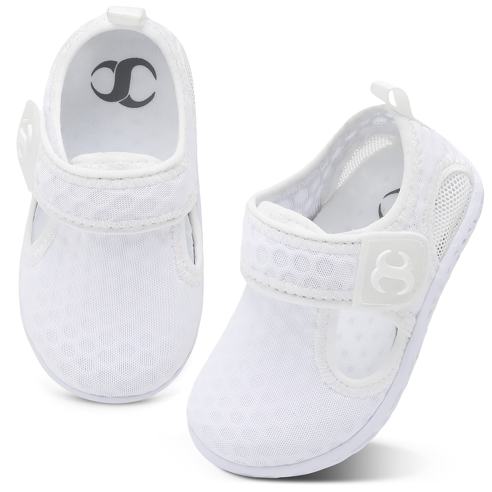 Breathable Mesh Aqua Shoes For Baby Girls - Non Slip Lightweight Wading Shoes