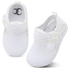 Breathable Mesh Aqua Shoes For Baby Girls - Non Slip Lightweight Wading Shoes
