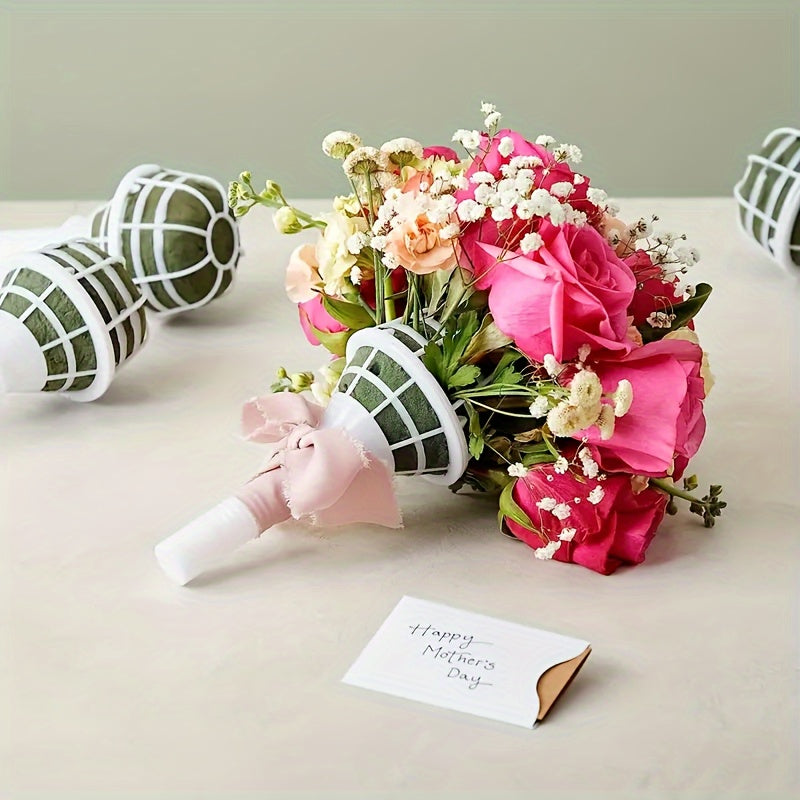 Foam Flower Handle Props For Bouquet Holder Foam Set