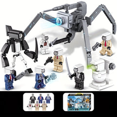 Spider Monitors Army Assemble Building Blocks Puzzle Toys