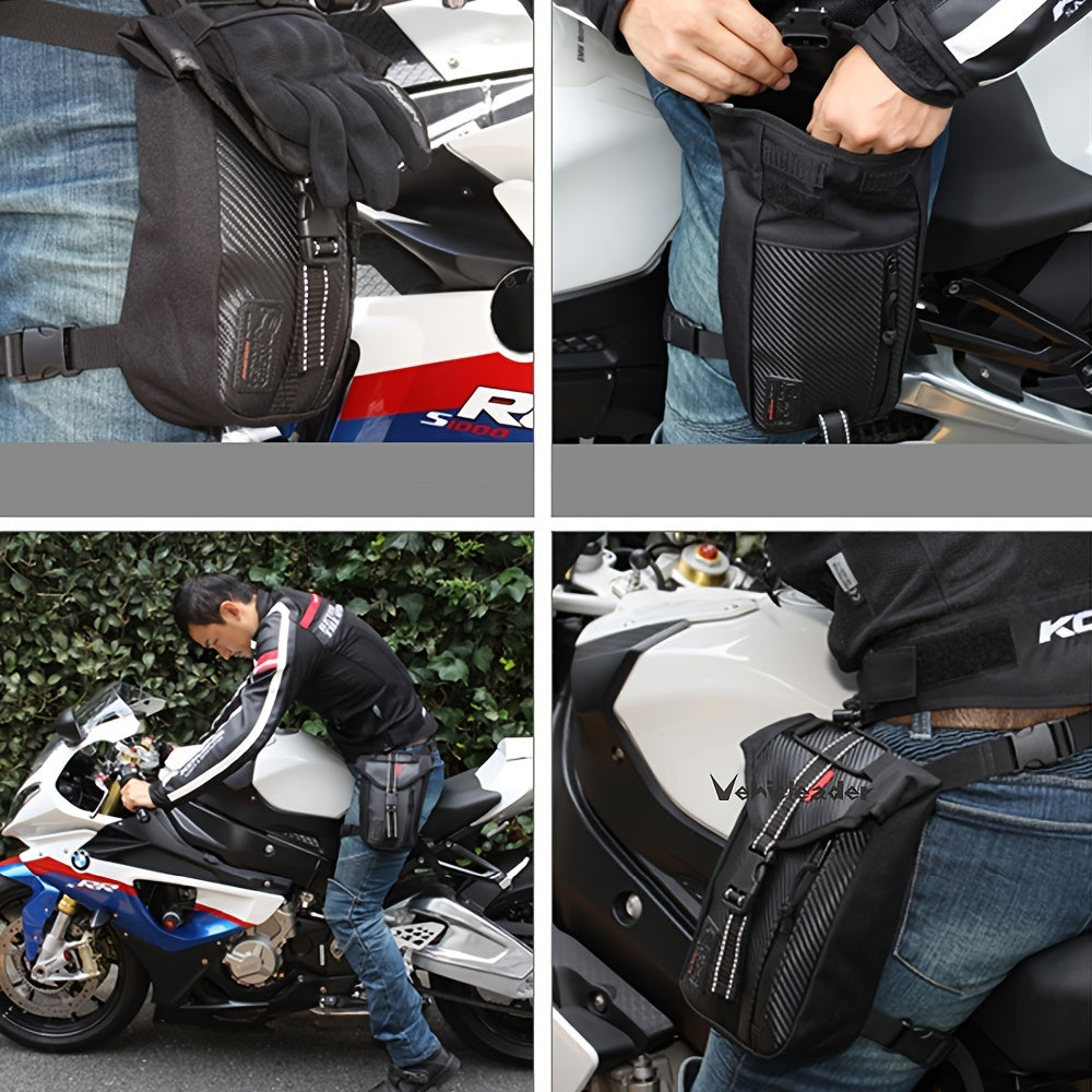 Men's Waterproof Oxford Leg Waist Bag Thigh Pouch