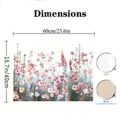 Adult Flower Paint By Numbers Pink 15 7x23 6 Inches DIY Kit