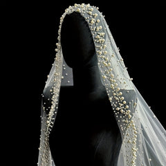 Women's 3M Formal Veil with Sparkling Beads Wedding Headpiece