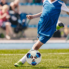 Fluorescent Glowing Football for Training and Competition