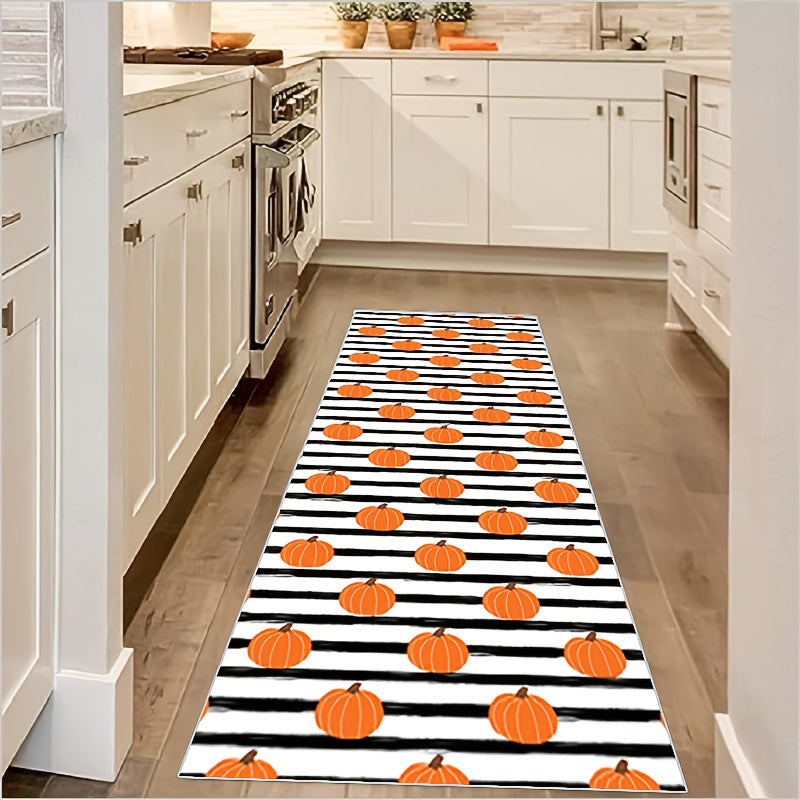 Halloween Pumpkin Anti-Fouling Anti-Slip Washable Mat