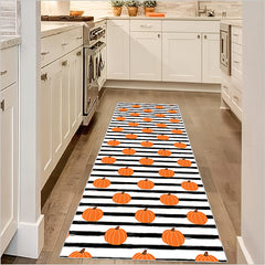 Halloween Pumpkin Anti-Fouling Anti-Slip Washable Mat