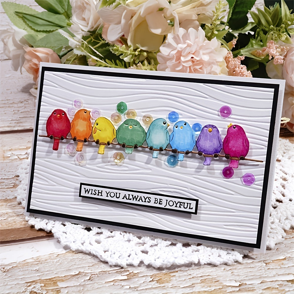 Birds Metal Cutting Die Scrapbook DIY Albums Embossing Stencils