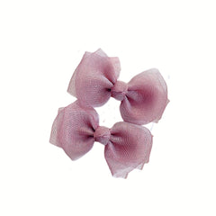 10pcs Glitter Bow Hairpins Christmas Hair Clips for Baby Girls